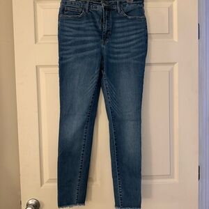 Judy Blue Skinny Fit Jeans JB88682 – Size 11/30 – Raw Hem - small side slit